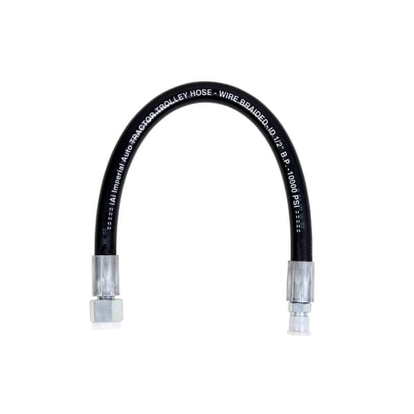 (TT-301) TROLLEY TIPPING PIPE 20" WITHOUT SPRING (1/2" BSP NUT - 3/8" BSP MALE)