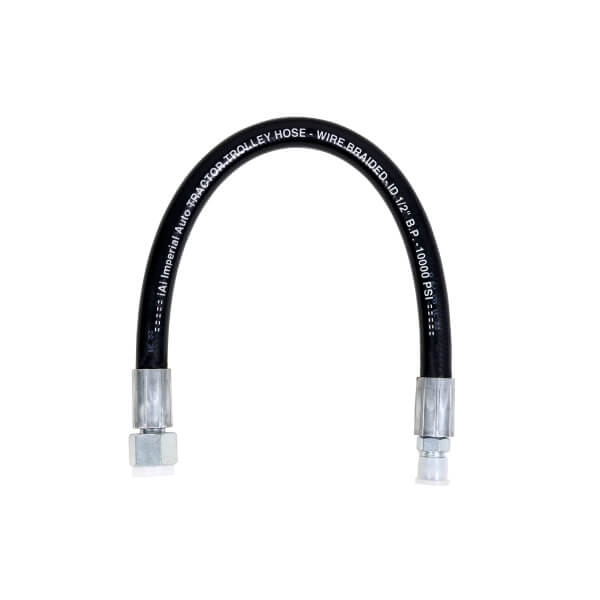 (TT-303) TROLLEY TIPPING PIPE 20" ROUGH THREAD W/O SPRING (1/2" BSP NUT - 18X1.5 MALE)