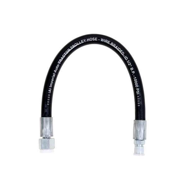 (TT-305) TROLLEY TIPPING PIPE 24" WITHOUT SPRING (1/2" BSP NUT - 3/8" BSP MALE)