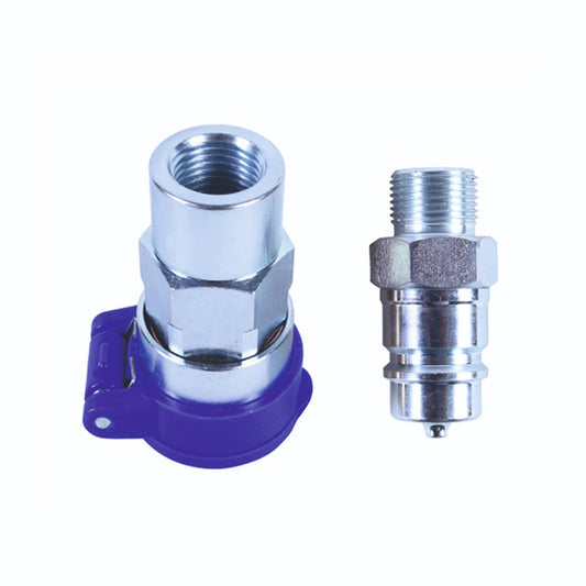 (TT-342) QRC MALE - FEMALE WITH DUST CAP 1/2" BSP INNER - 20X1.5 OUTER SUITABLE FOR SONALIKA