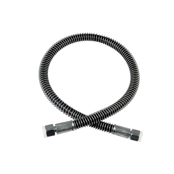 (TT-240) TROLLEY TIPPING PIPE 40" (WITH SPRING) BOTH SIDE NUT (1/2" BSP - 20X1.5) SONALIKA