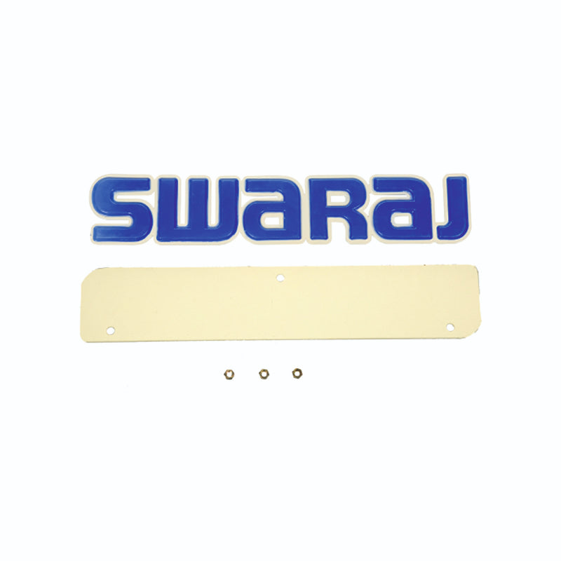 (2312Y) MONOGRAM "SWARAJ" W/MOUNTINGPLATE(BLUE)