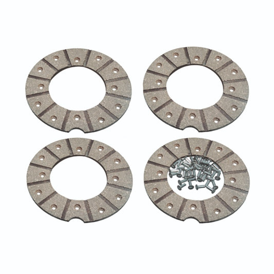 (5601) BRAKE LINING WITH RIVITS (6.6” - 12 HOLES) ESCORTS 355