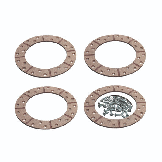 (5607) BRAKE LINING WITH RIVITS (8.9 - 24 HOLES) MASSEY DURA