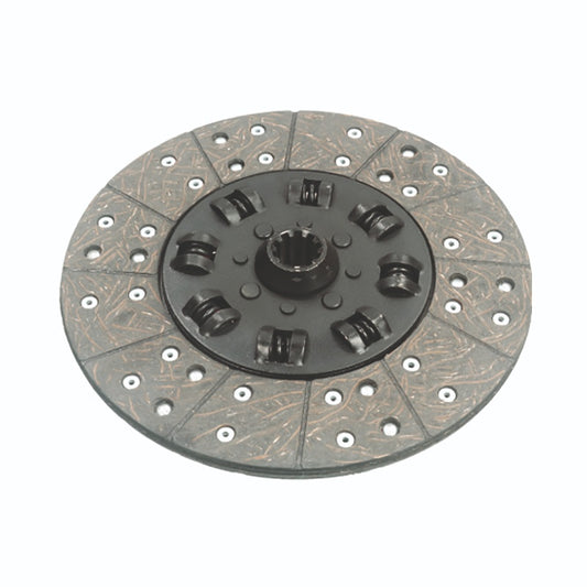 (MT-030N) CLUTCH PLATE MAHINDRA CAPSULE SPRING (11" - 10 TEETH) NA BLACK FACING