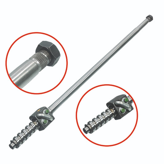 (MT-56F) STEERING SHAFT (736 MM) MAHINDRA MKM/TURBO RANE (KNURLING TYPE)